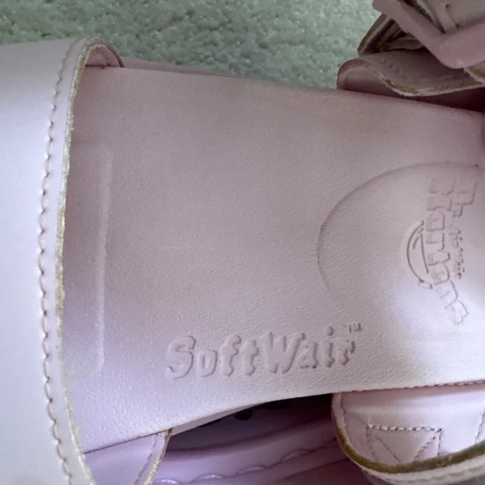 Dr. Martens SoftWair Womens Pink Sandals Adjustable Straps Size 9